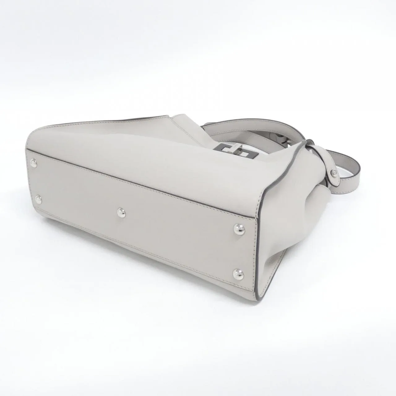 FENDI Peekaboo 8BN290 3ZN Handbag Black Rank A - Thumbnail 2