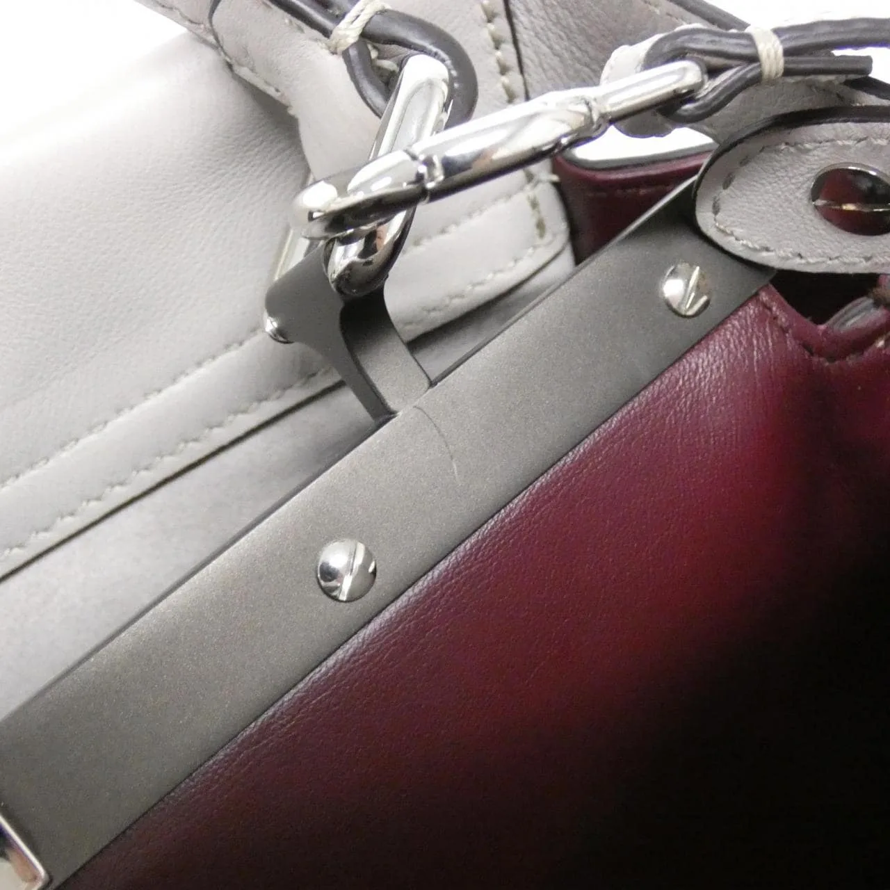 FENDI Peekaboo 8BN290 3ZN Handbag Black Rank A - Thumbnail 7