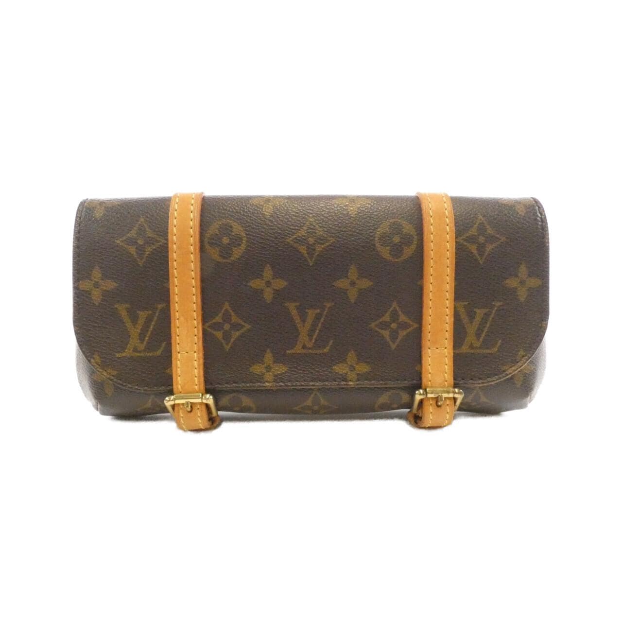 LOUIS VUITTON Pochette M51159 Belt Monogram Black