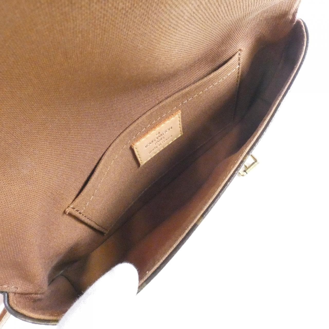 LOUIS VUITTON Pochette M51159 Belt Monogram 黑色 Monogram 中古品B - 縮圖 8