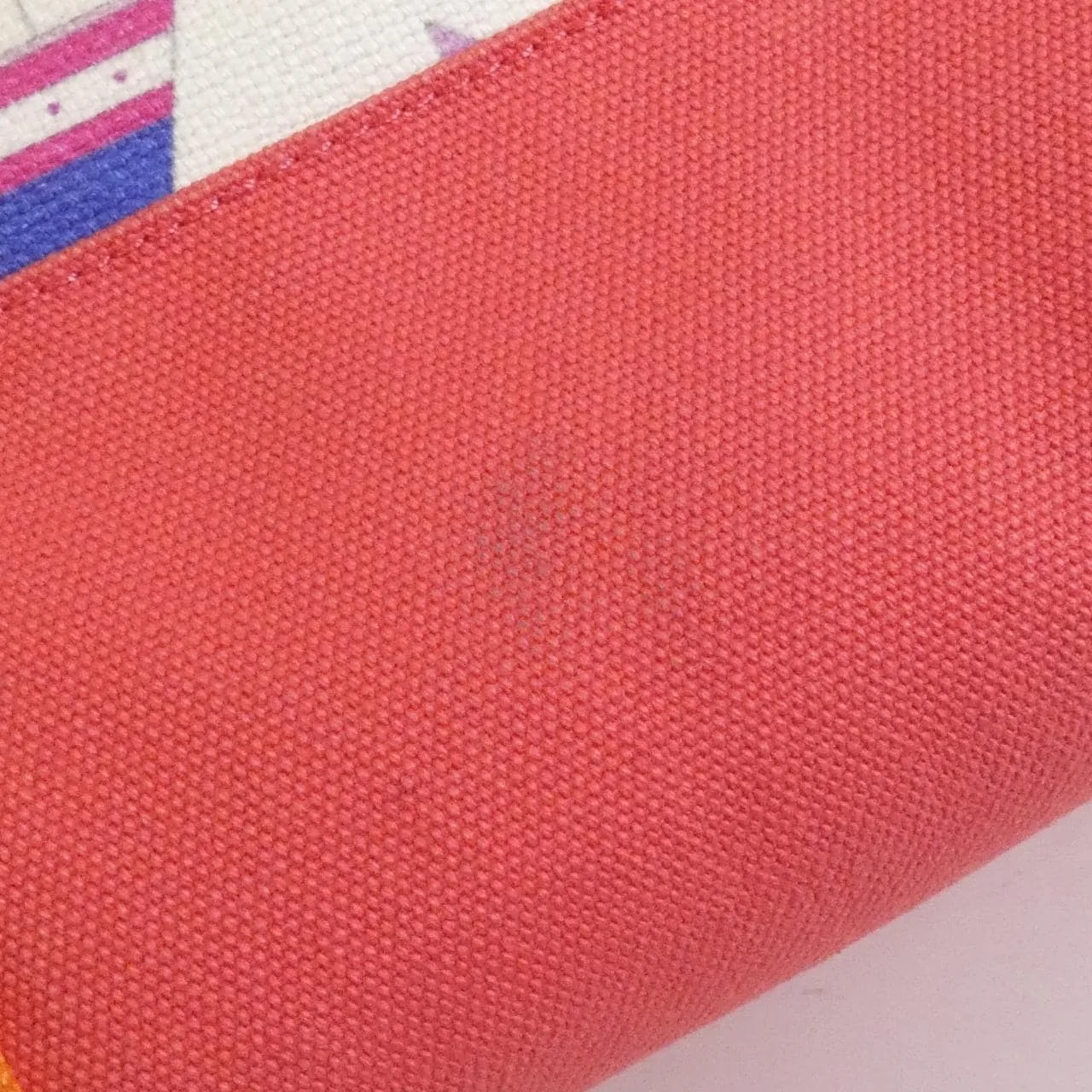 HERMES 103214M Handbag Canvas 黑色 帆布 中古品B - 縮圖 4