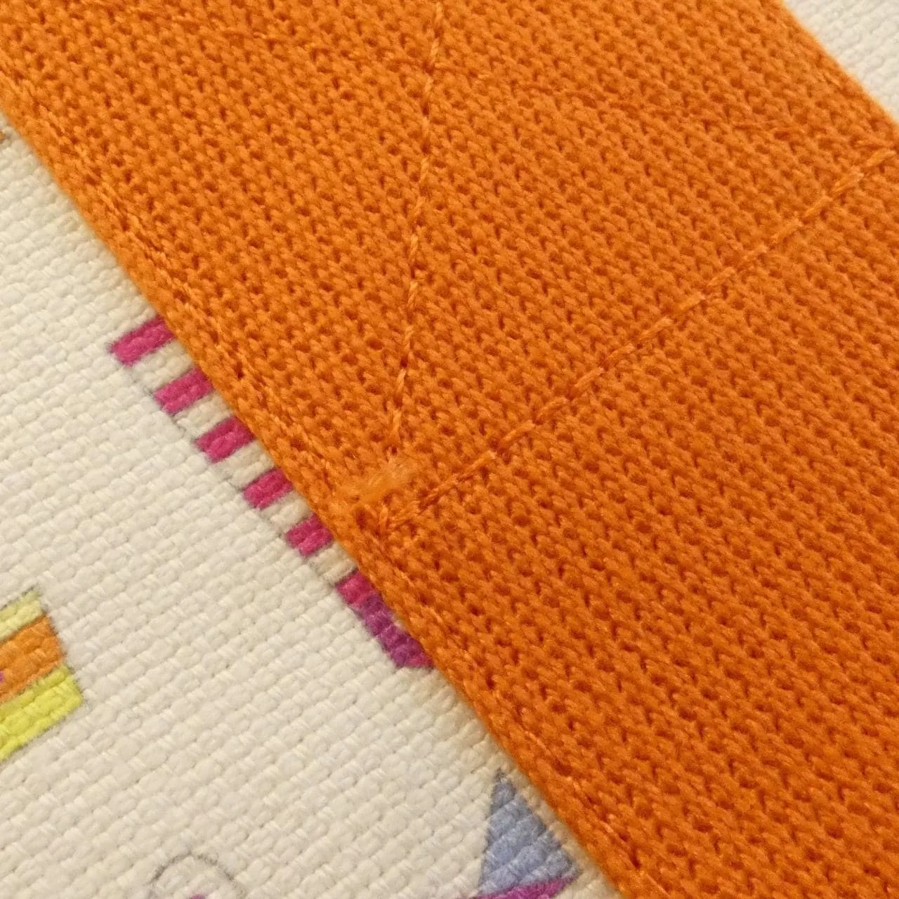 HERMES 103214M Handbag Canvas 黑色 帆布 中古品B - 縮圖 6