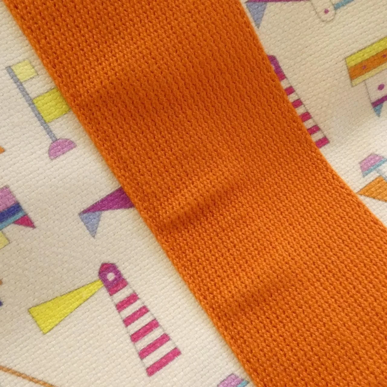 HERMES 103214M Handbag Canvas 黑色 帆布 中古品B - 縮圖 7