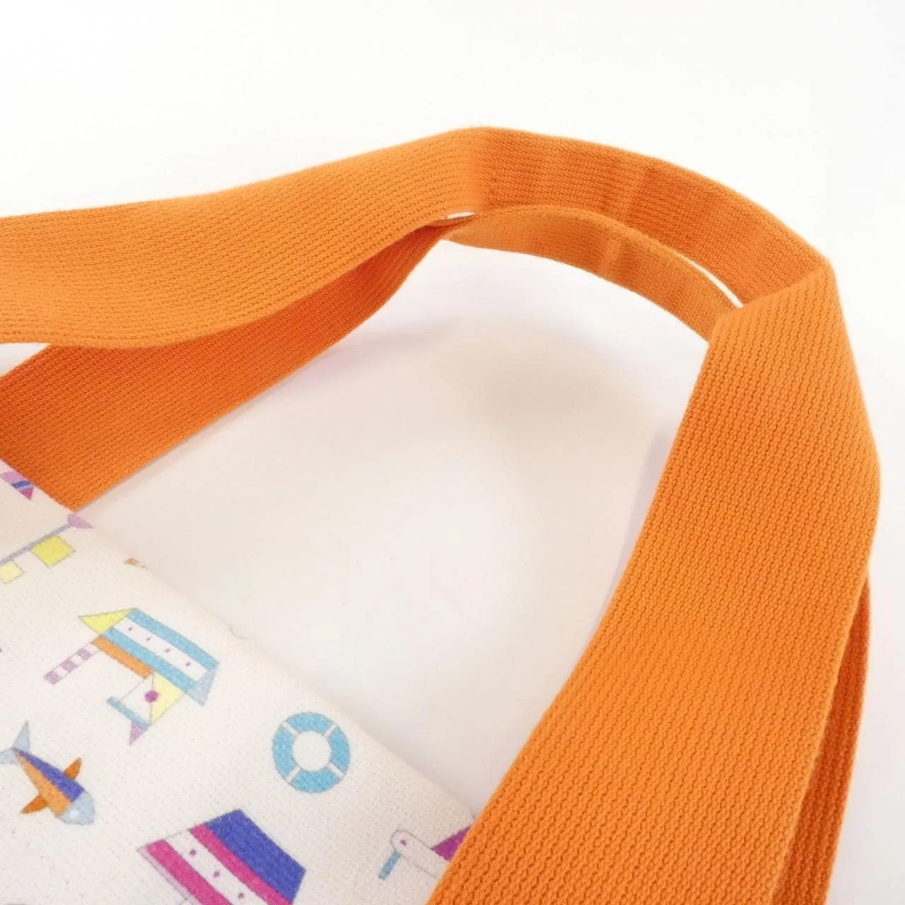 HERMES 103214M Handbag Canvas 黑色 帆布 中古品B - 縮圖 8