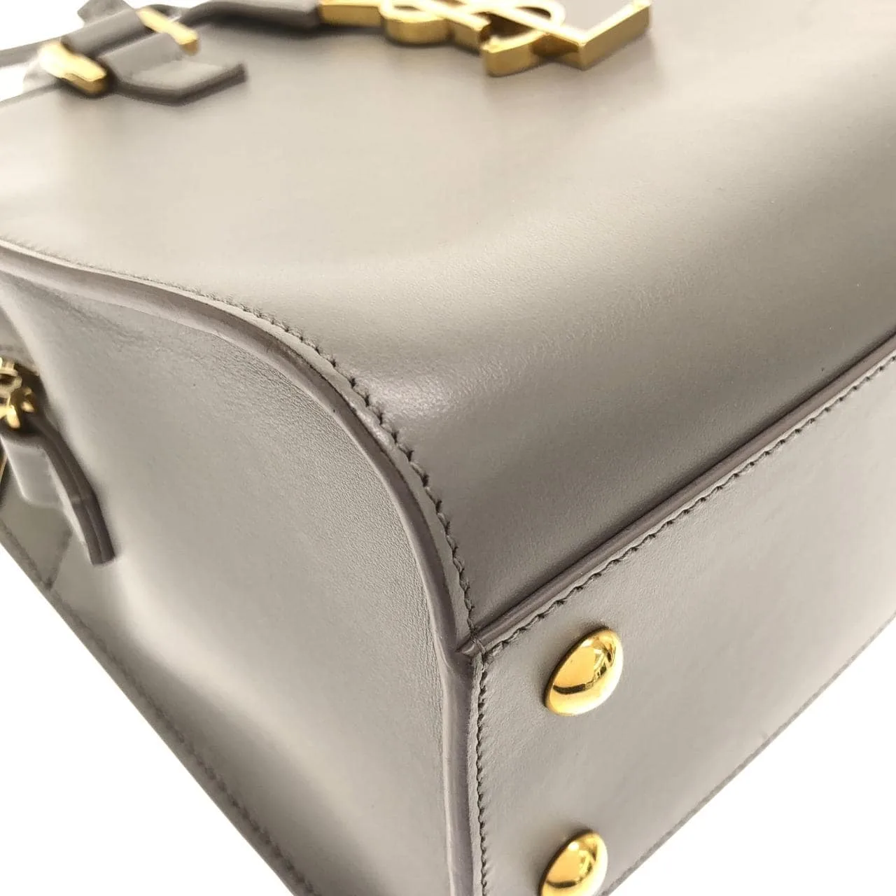 SAINT LAURENT Cabas 472466 DV70O Handbag Monogram 黑色 Monogram 中古品A - 縮圖 3