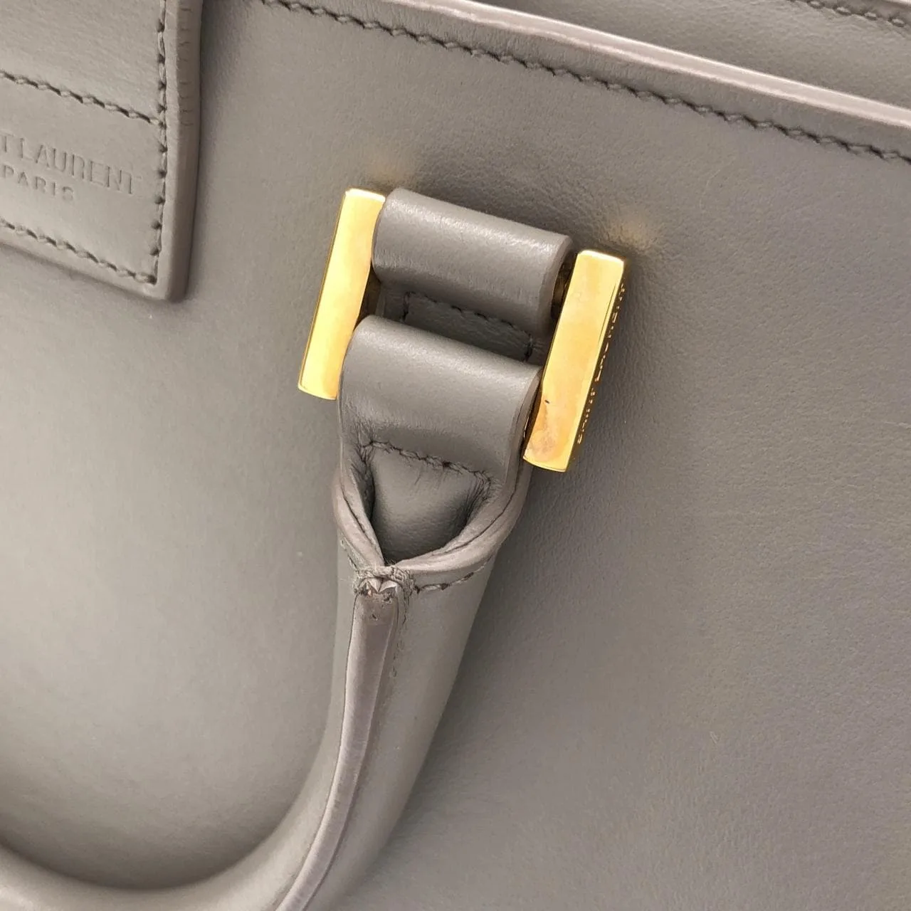 SAINT LAURENT Cabas 472466 DV70O Handbag Monogram 黑色 Monogram 中古品A - 縮圖 7