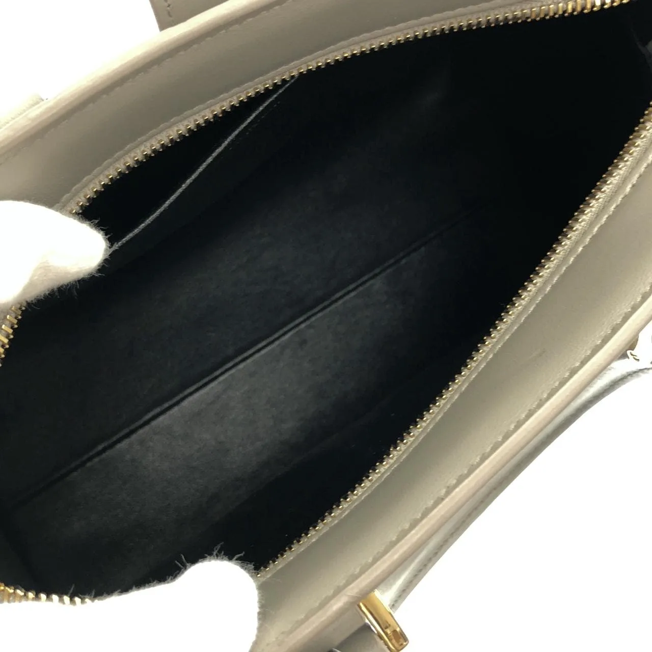 SAINT LAURENT Cabas 472466 DV70O Handbag Monogram 黑色 Monogram 中古品A - 縮圖 8