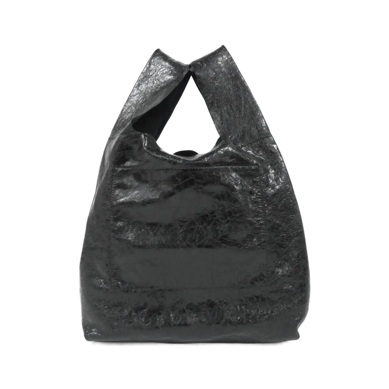 BALENCIAGA Le Cagole 780976 210KR 手提包 羊皮 黑色 羊皮 中古品A - 縮圖 2