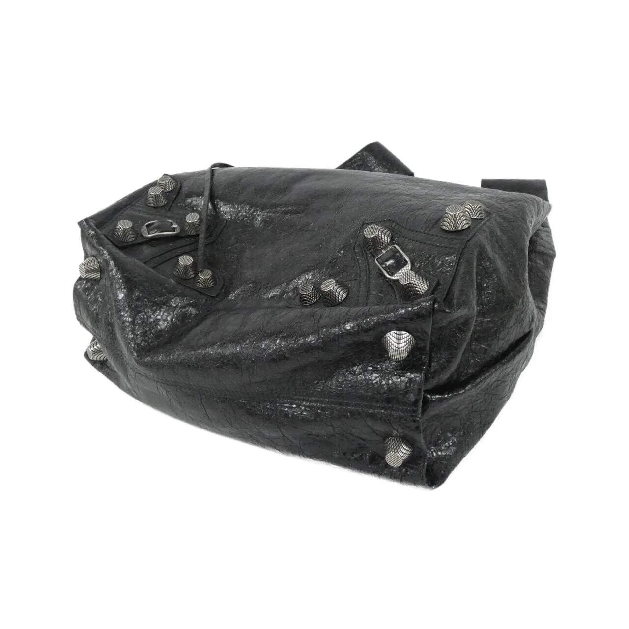 BALENCIAGA Le Cagole 780976 210KR 手提包 羊皮 黑色 羊皮 中古品A - 縮圖 3