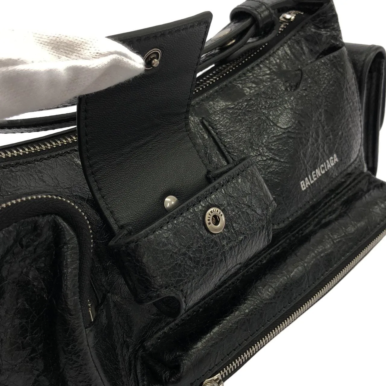 BALENCIAGA 802227 210C8 Shoulder Lambskin