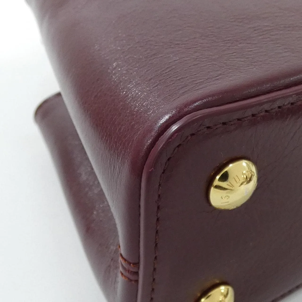 LOUIS VUITTON Capucines M25473 Handbag 紅色 中古品A - 縮圖 3