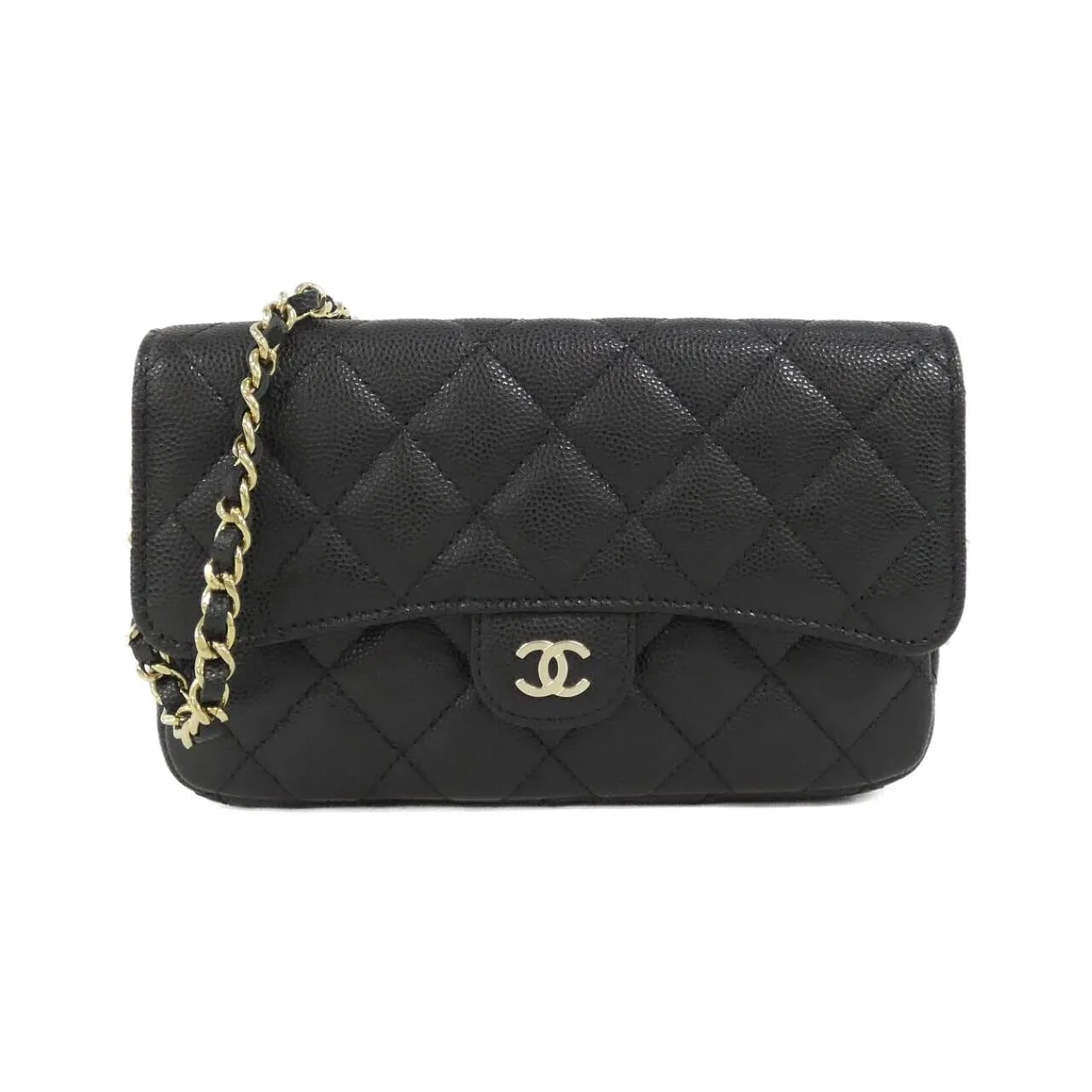 CHANEL Timeless Classic AP2096 Wallet Grained Calfskin Black
