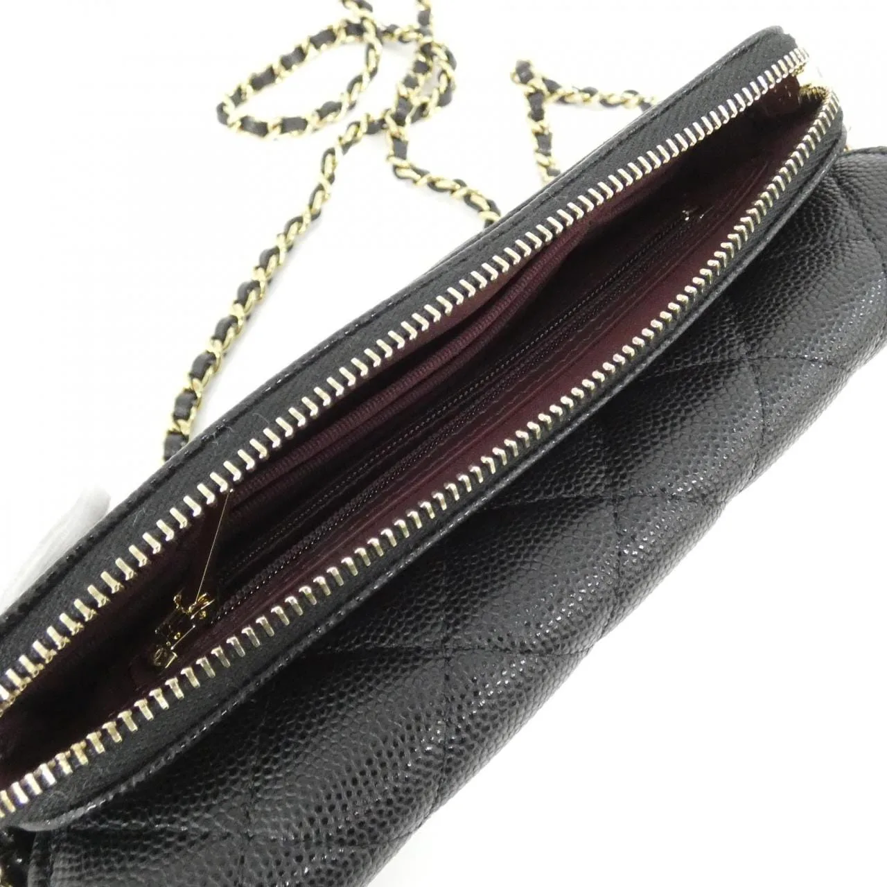 CHANEL Timeless Classic AP2096 Wallet Grained Calfskin 黑色 荔枝紋牛皮 中古品A - 縮圖 6