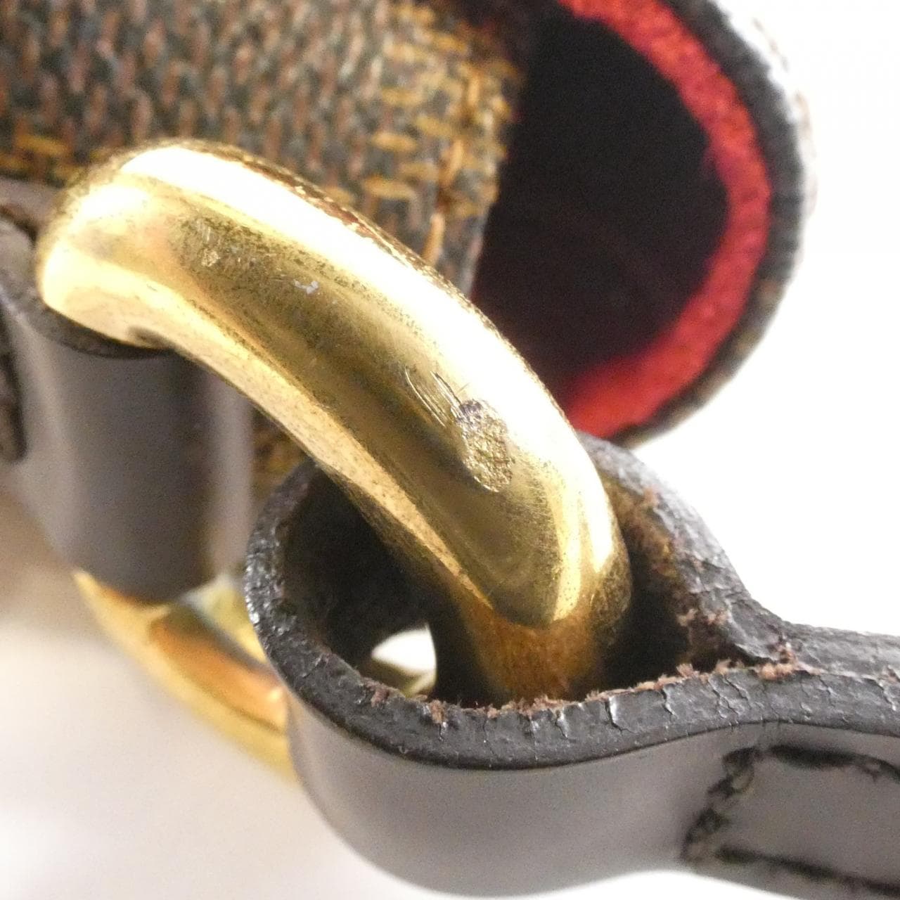 LOUIS VUITTON N60007 Shoulder Damier 黑色 Damier 中古品B - 縮圖 6