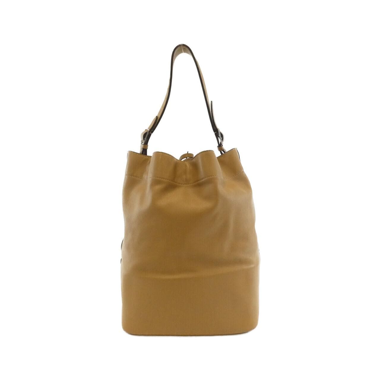 CELINE Shoulder Bag Leather 米色 皮革 中古品B - 縮圖 2