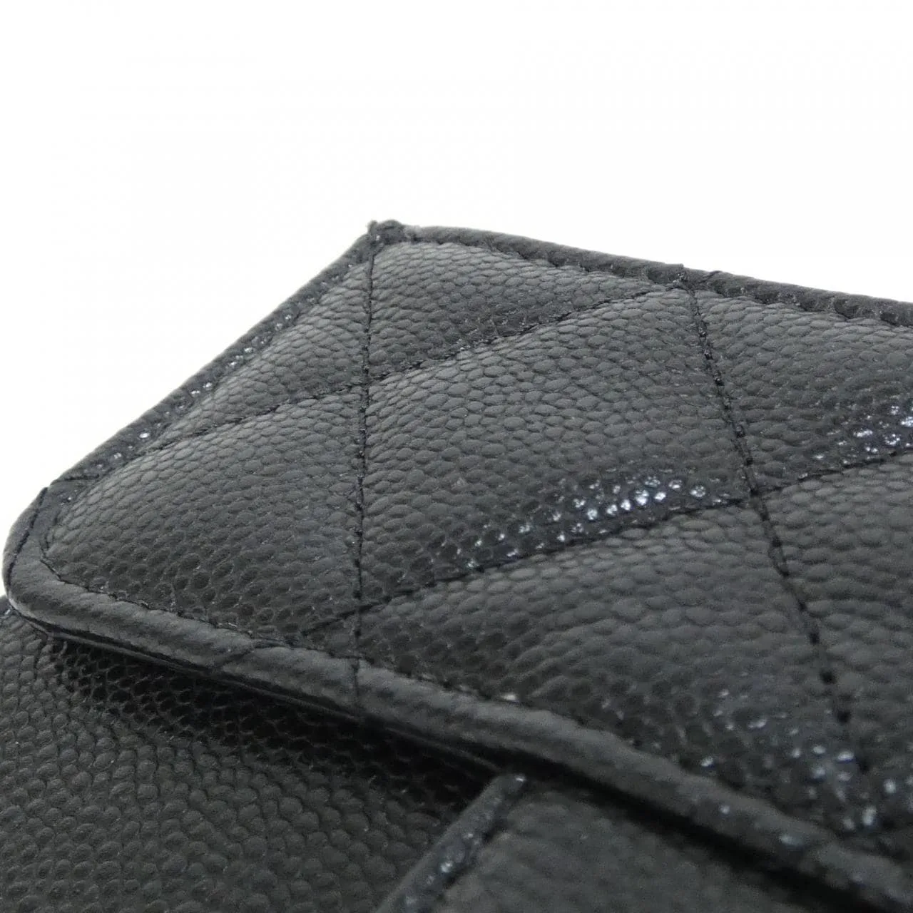 CHANEL Timeless Classic AP2570 Card Case Grained Calfskin Black Grained Calfskin Rank A - Thumbnail 3