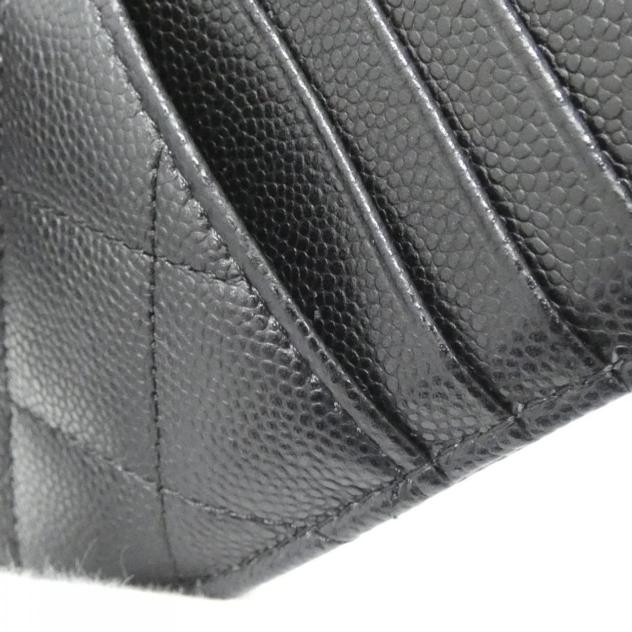 CHANEL Timeless Classic AP2570 Card Case Grained Calfskin Black Grained Calfskin Rank A - Thumbnail 4
