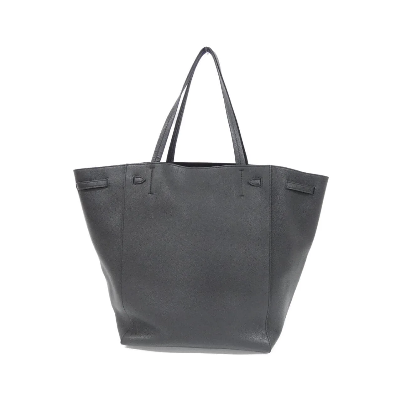 CELINE Cabas 189143TNI Handbag Black Rank A - Thumbnail 2