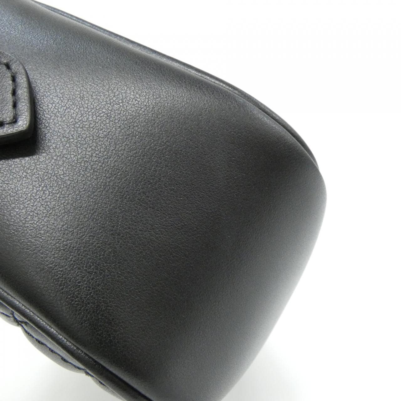 GUCCI Marmont 447632 UM8BN Shoulder Bag Leather 黑色 皮革 中古品A - 縮圖 6