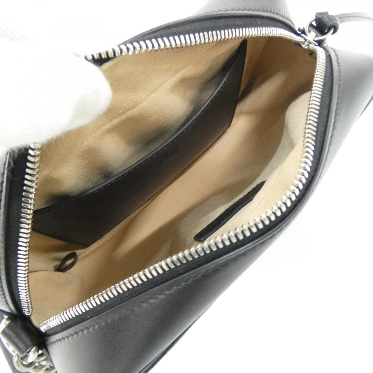 GUCCI Marmont 447632 UM8BN Shoulder Bag Leather 黑色 皮革 中古品A - 縮圖 9