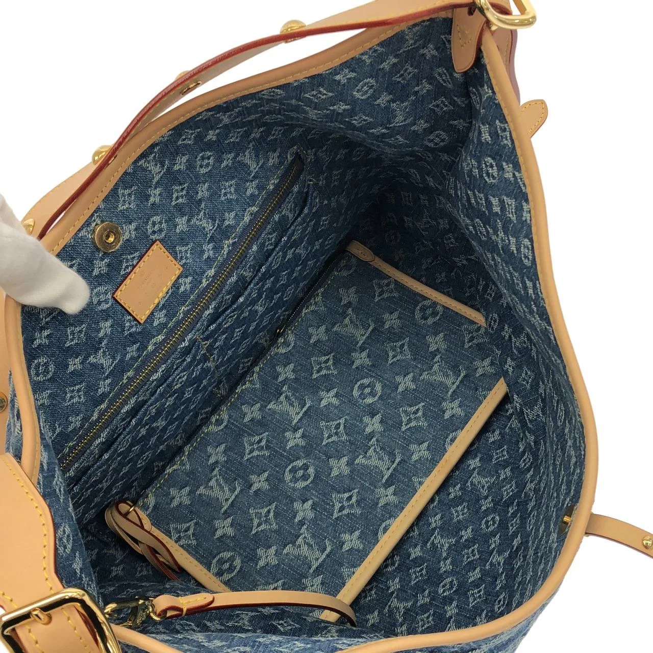 LOUIS VUITTON M46855 Shoulder Monogram 藍色 Monogram 中古品A - 縮圖 8