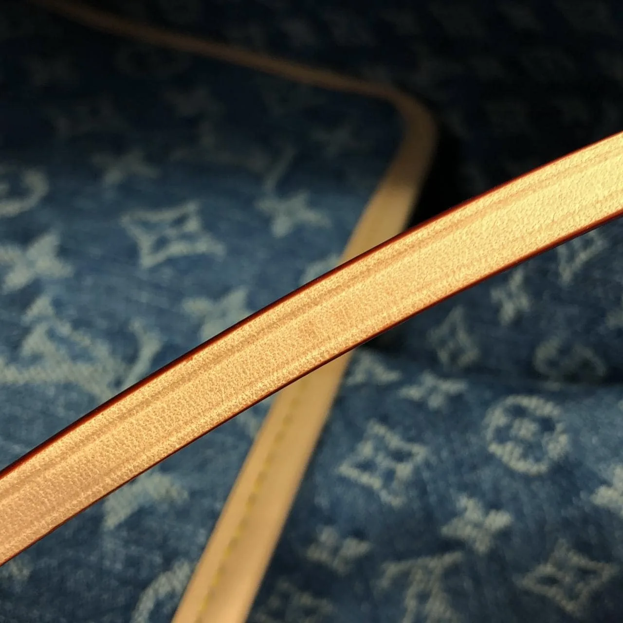 LOUIS VUITTON M46855 Shoulder Monogram 藍色 Monogram 中古品A - 縮圖 9