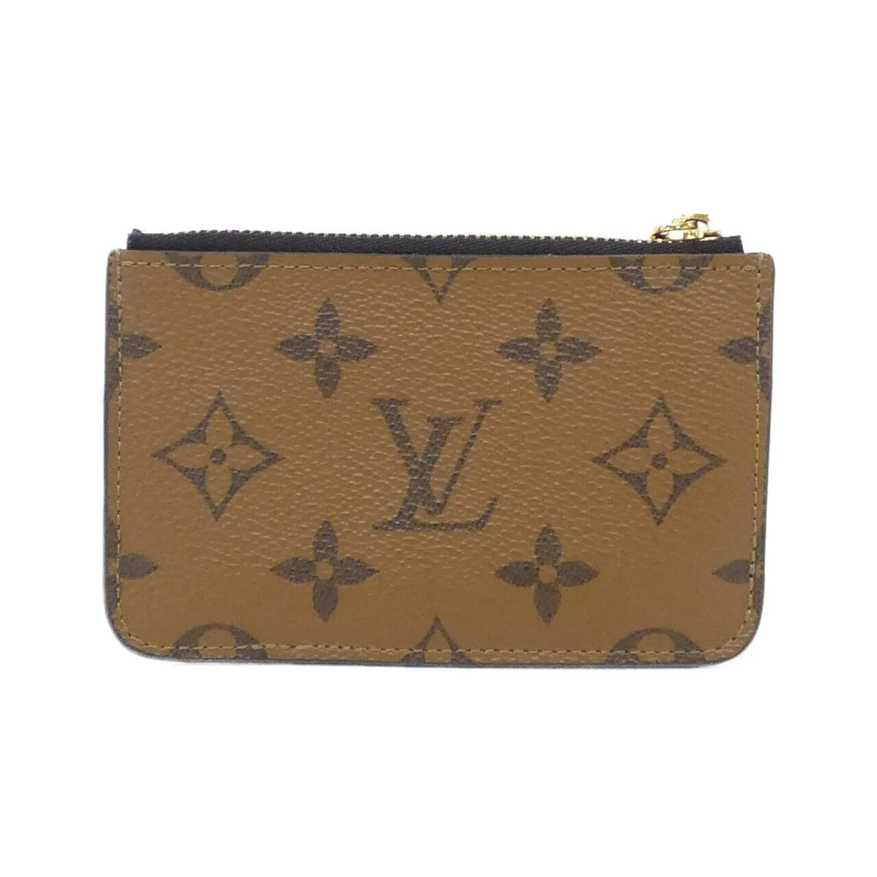 LOUIS VUITTON M81912 Coin Case Monogram 黑色 Monogram 中古品A - 縮圖 2