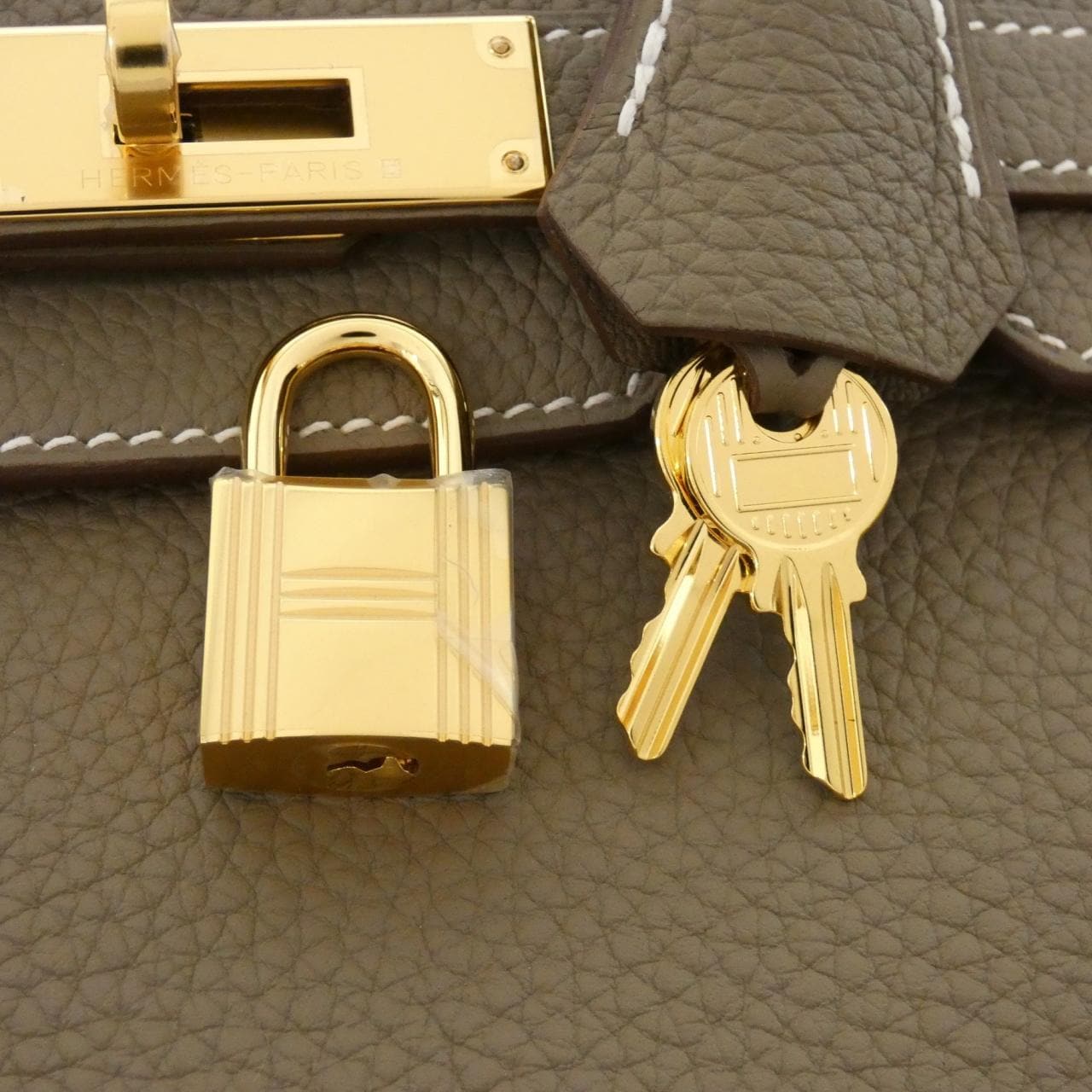 HERMES Birkin 027633CC Handbag Togo 4