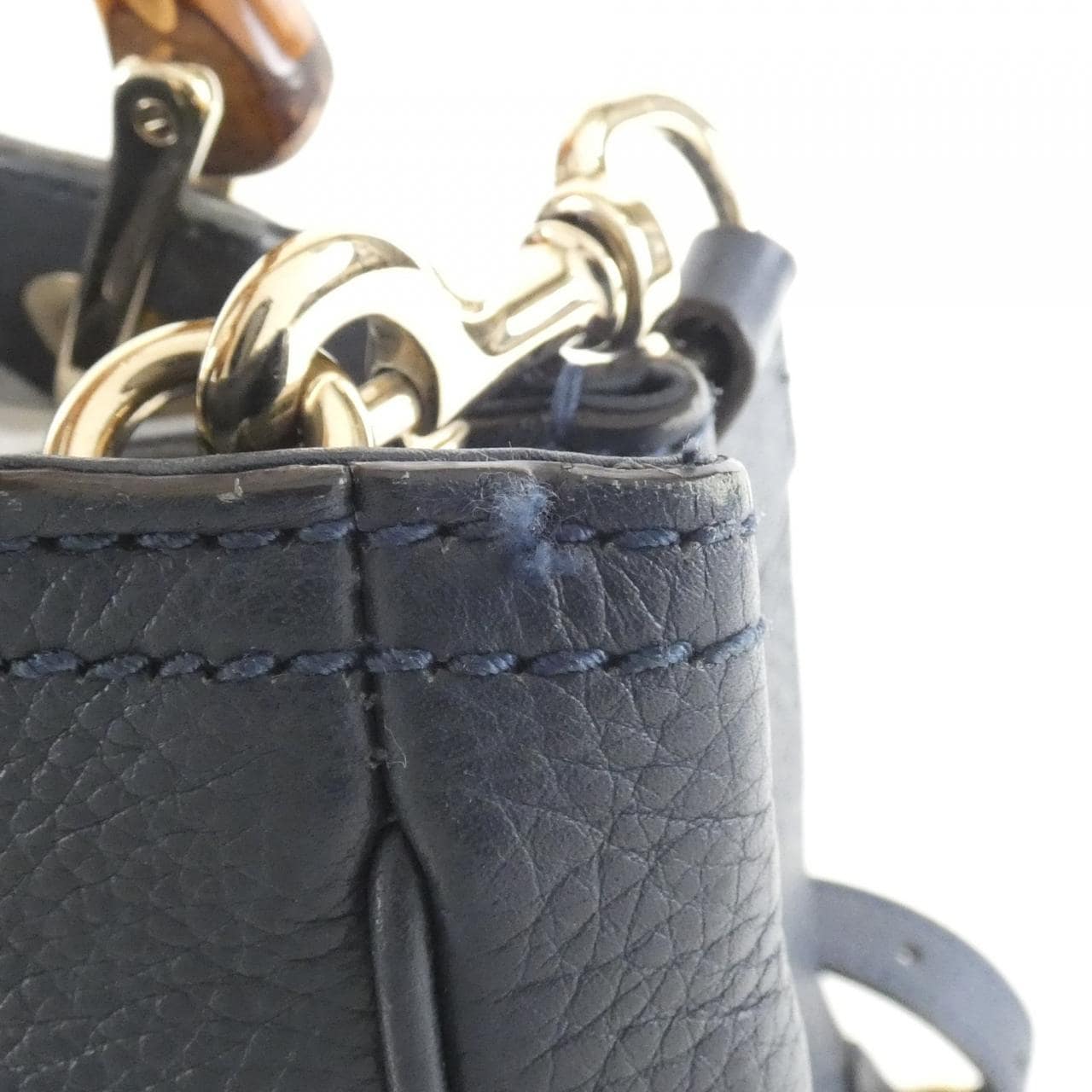 GUCCI 336032 A7M0J Bag Leather Black Leather - Thumbnail 4