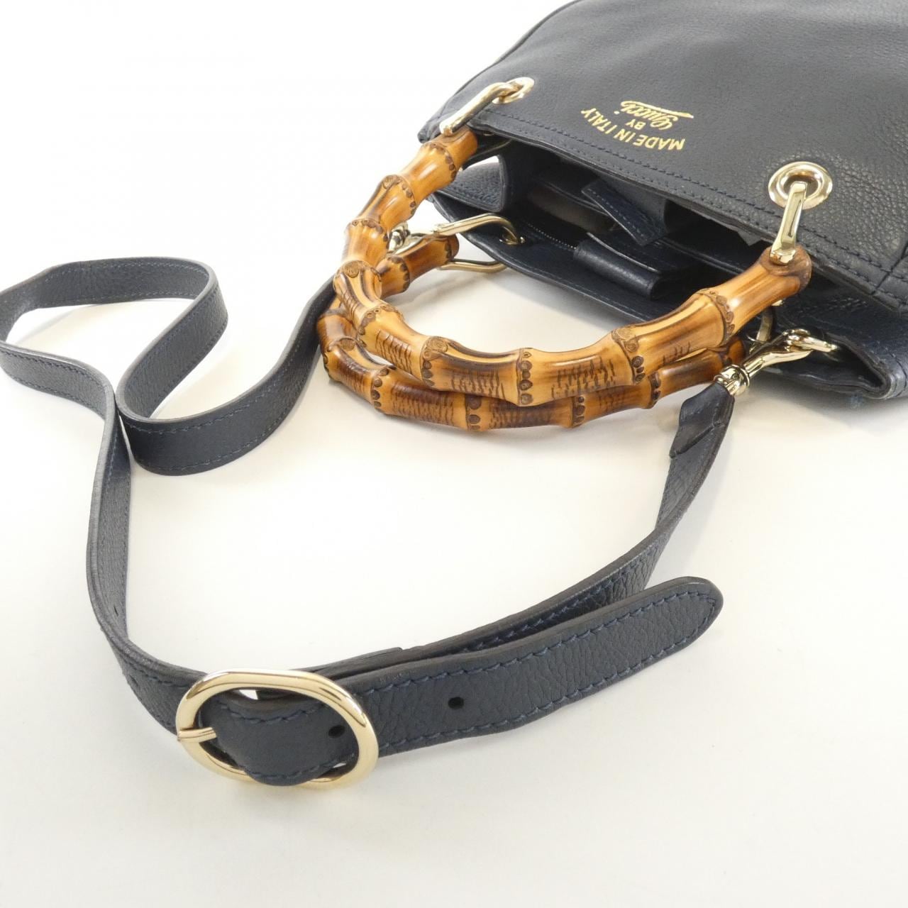 GUCCI 336032 A7M0J Bag Leather Black Leather - Thumbnail 7