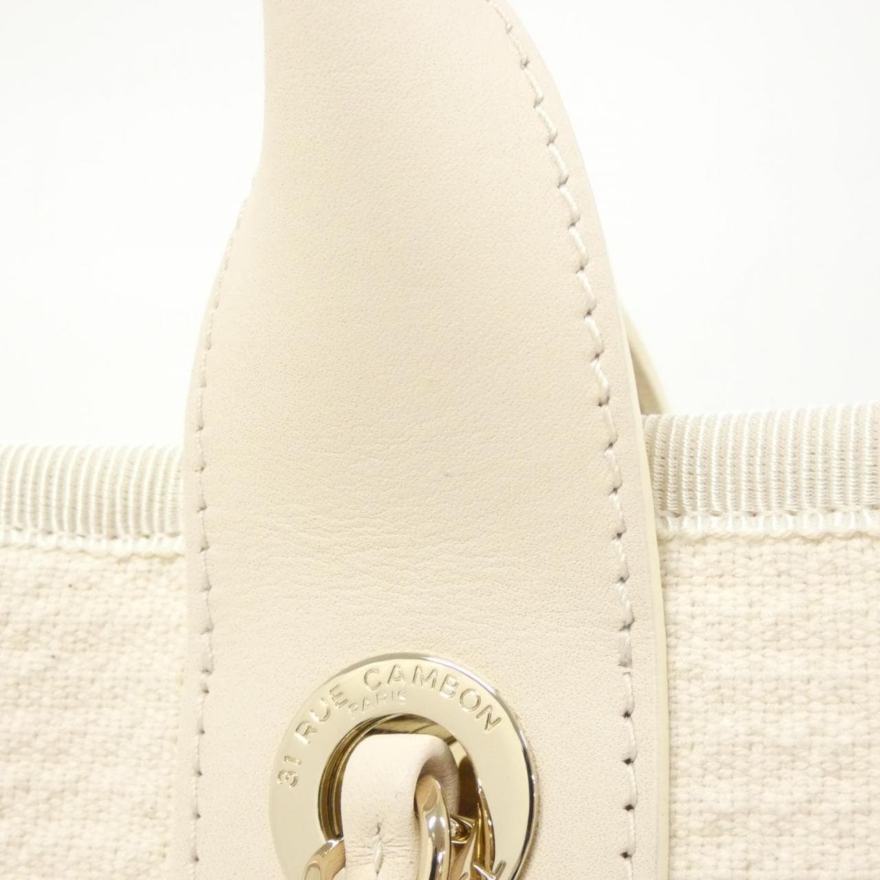 CHANEL Deauville AS3257 Bag Black Rank A - Thumbnail 7