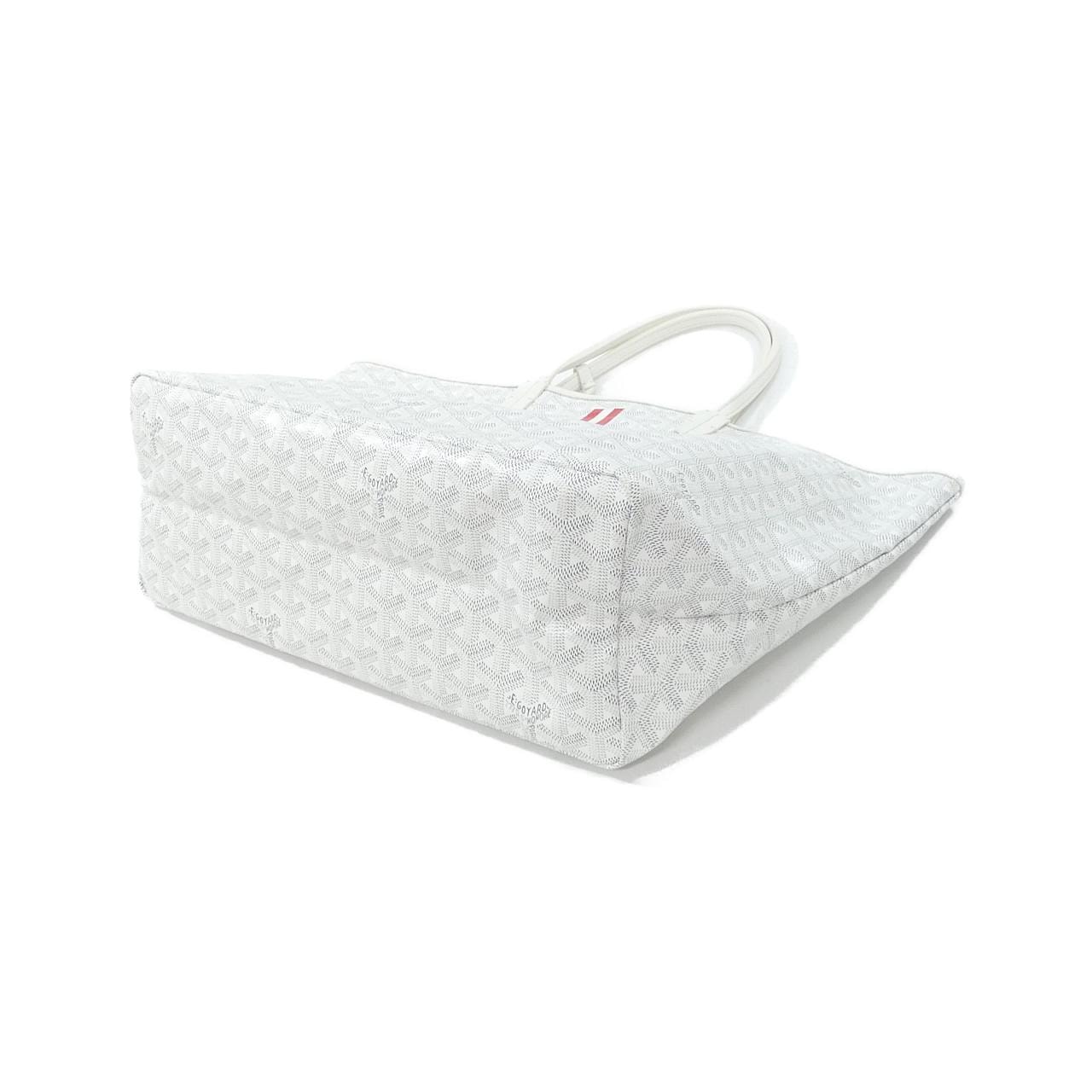 GOYARD Saint Louis AMA LOUIS PM Bag Canvas White Canvas - Thumbnail 3