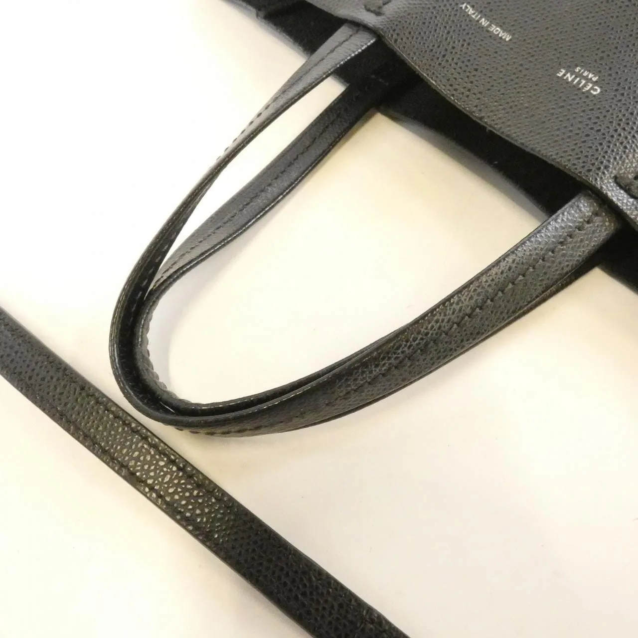 CELINE Cabas 176183XBA Handbag 黑色 中古品A - 縮圖 6