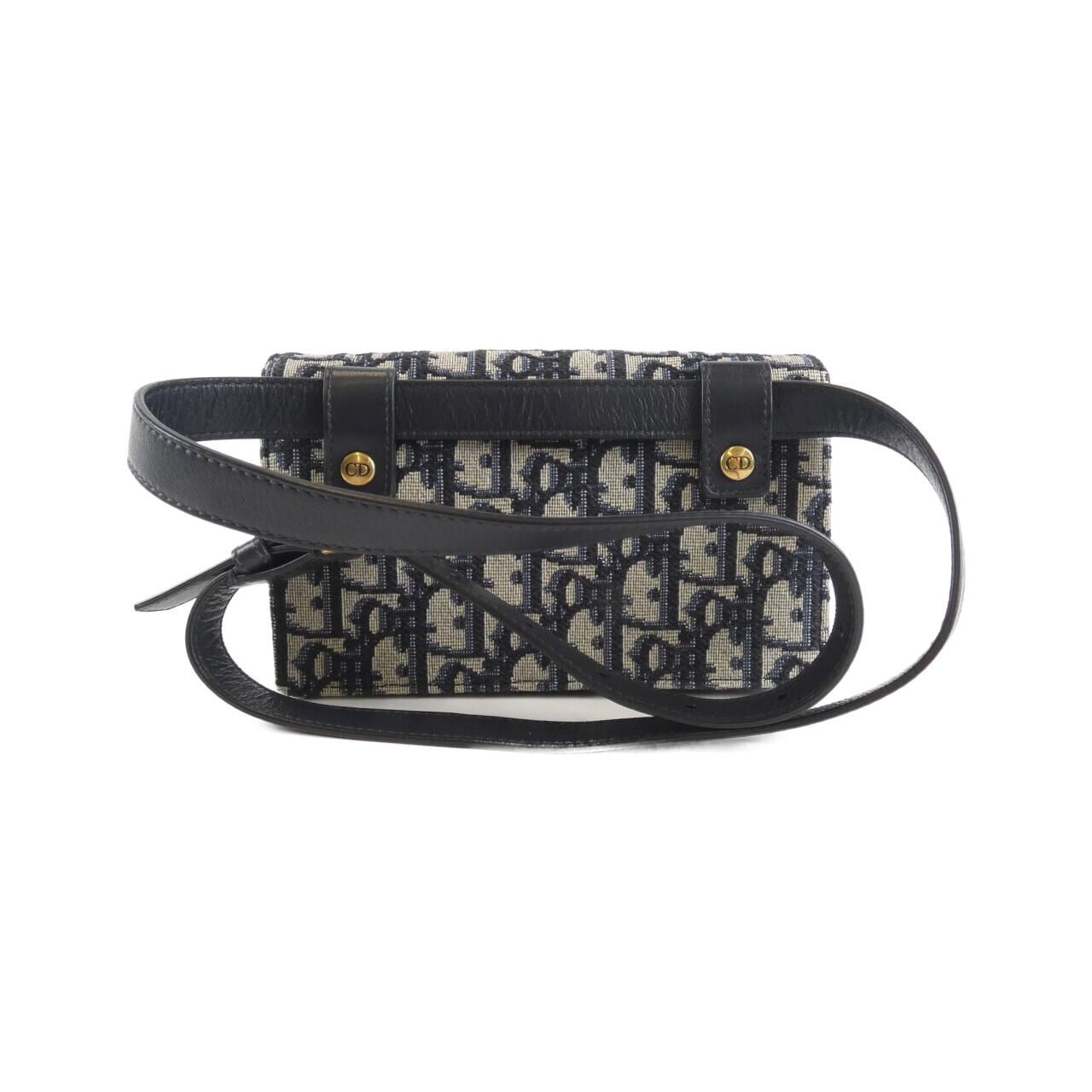 DIOR Saddle S5619CTZQ Belt Bag Canvas Black Canvas - Thumbnail 2