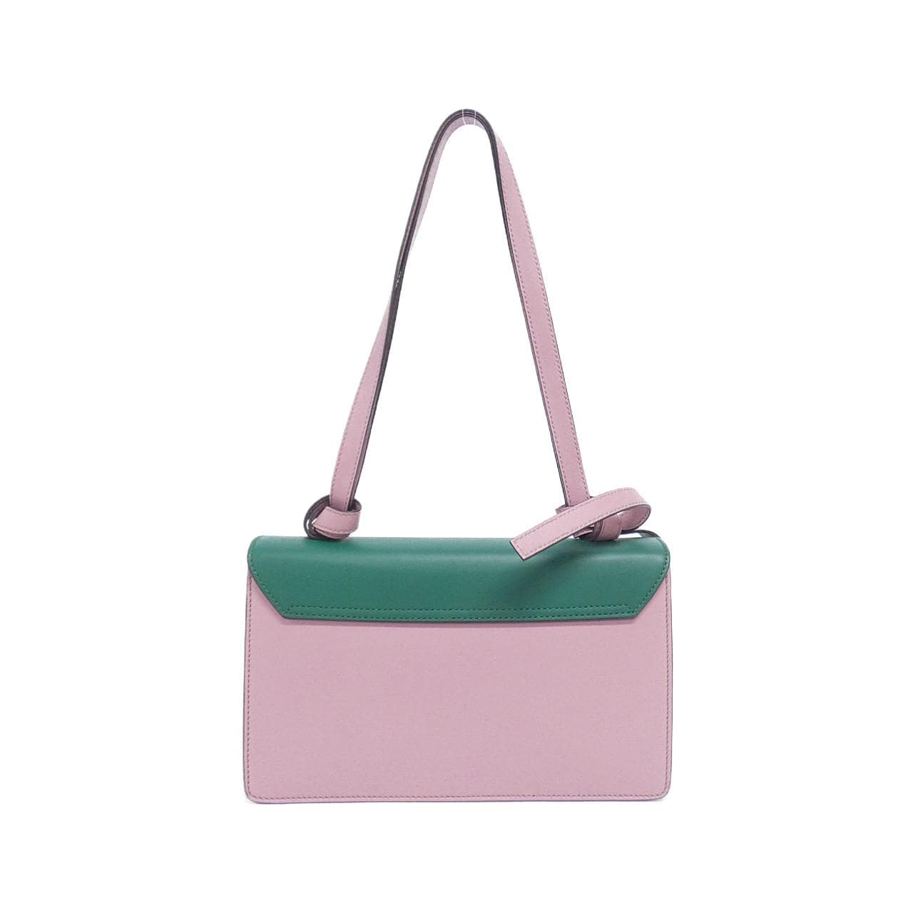 GUCCI 412007 Shoulder Bag Leather Green Leather - Thumbnail 2