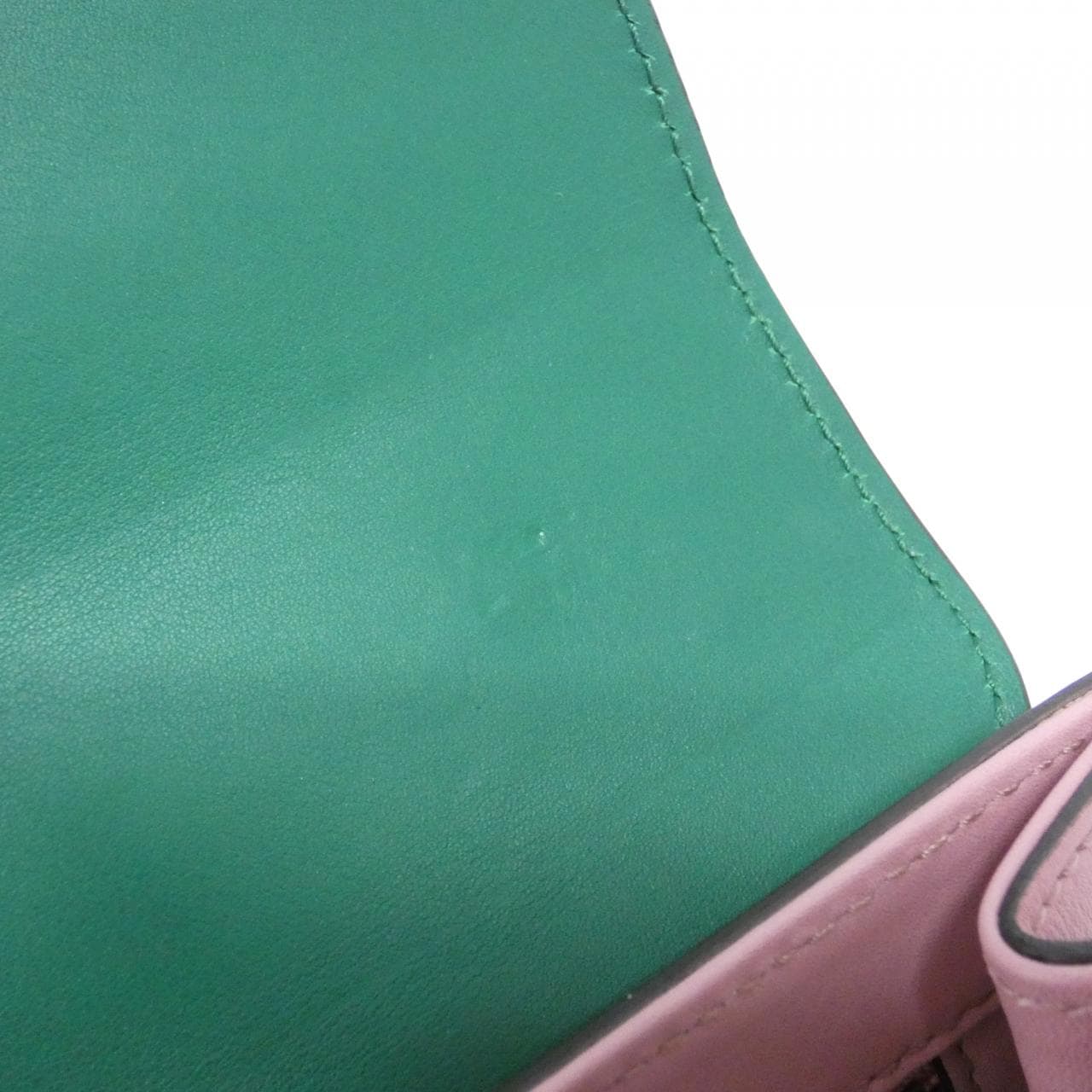 GUCCI 412007 Shoulder Bag Leather Green Leather - Thumbnail 9