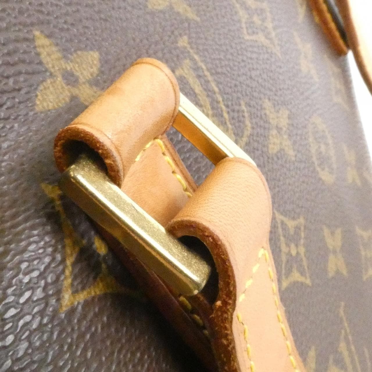 LOUIS VUITTON Caba Piano M51148 Handbag Monogram 黑色 Monogram 中古品B - 縮圖 5