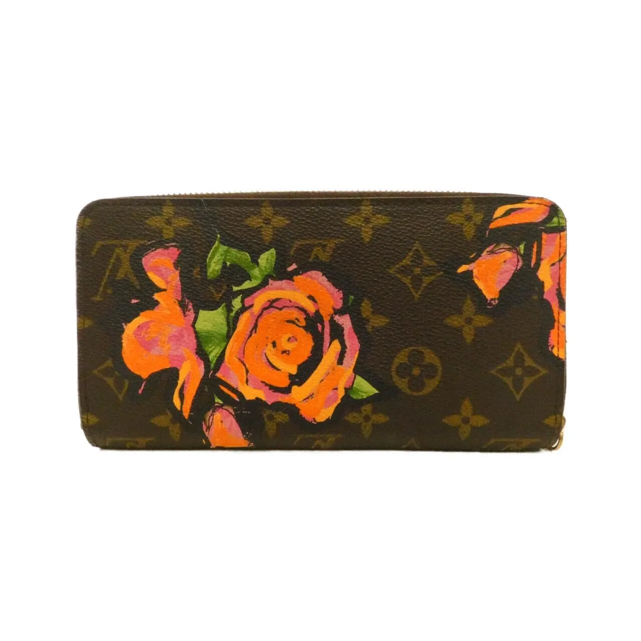 LOUIS VUITTON M93759 Wallet Monogram 黑色 Monogram 中古品B - 縮圖 2
