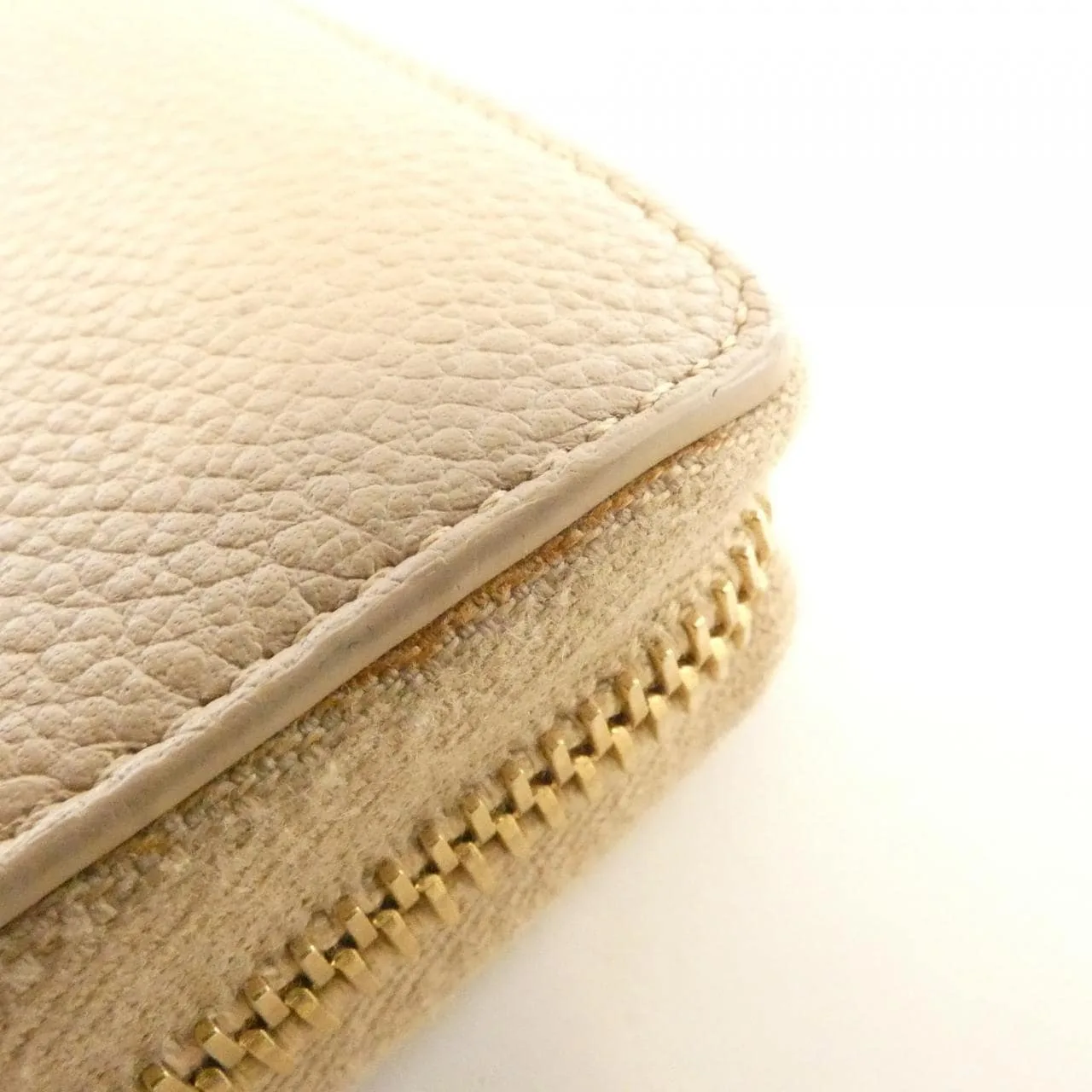 SAINT LAURENT 414570 B680J Wallet Beige Rank B - Thumbnail 5