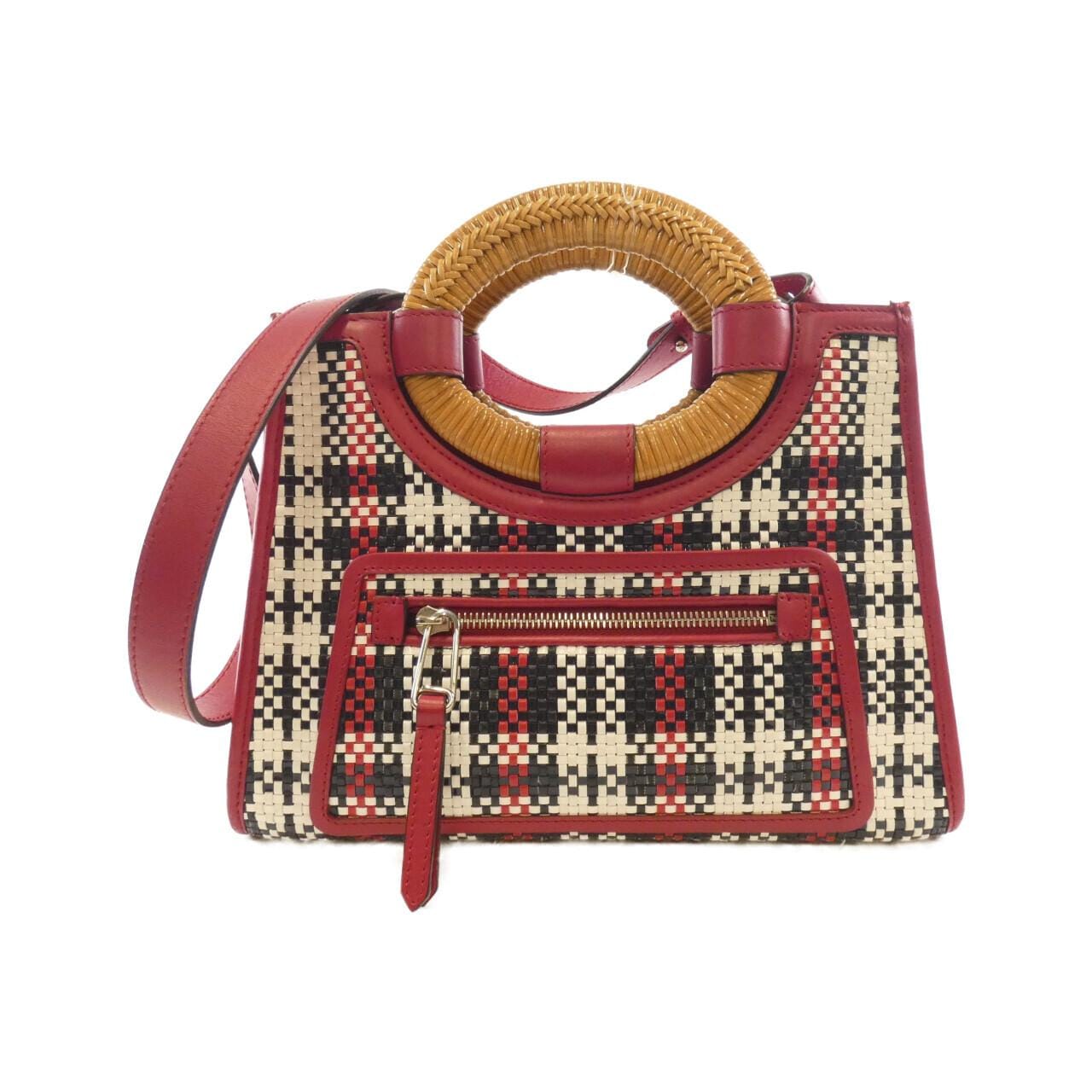 FENDI 8BH353 A3V1 Handbag Leather