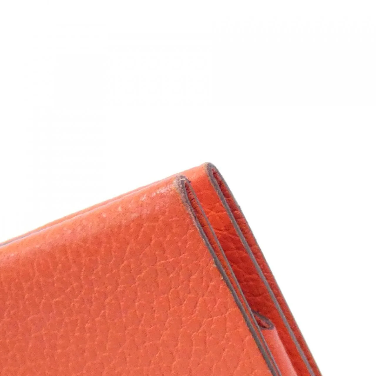 HERMES 084859CA Card Case 橙色 中古品A - 縮圖 4