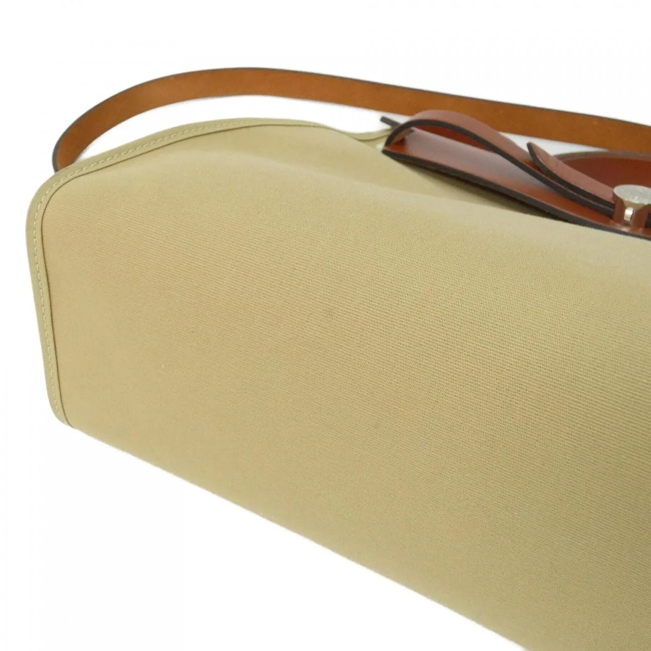 HERMES Herbag 060300CK Handbag Black Rank A - Thumbnail 3