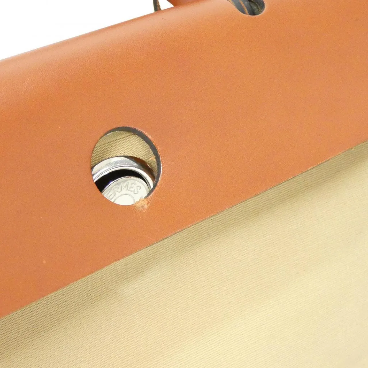 HERMES Herbag 060300CK Handbag Black Rank A - Thumbnail 7