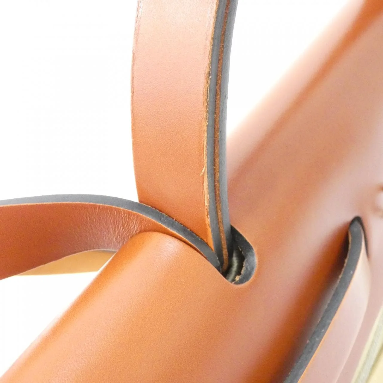 HERMES Herbag 060300CK Handbag Black Rank A - Thumbnail 9