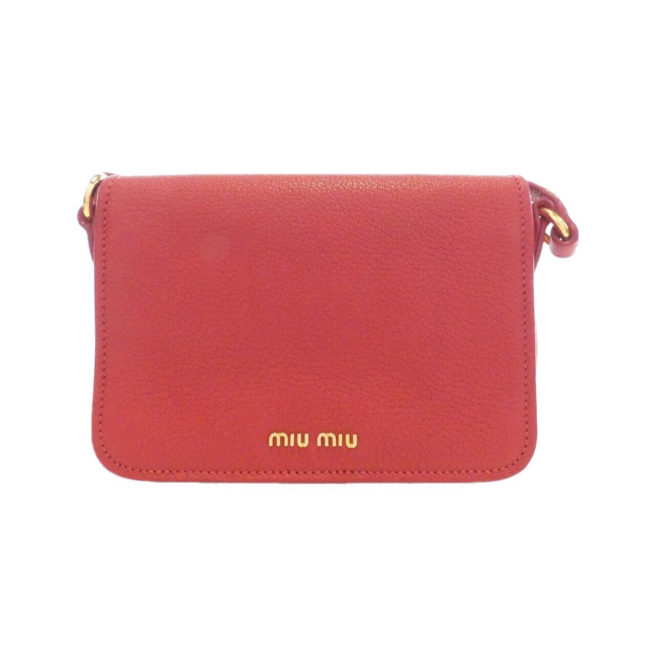 MIU MIU RT0512 Shoulder Bag Red Rank A - Thumbnail 2