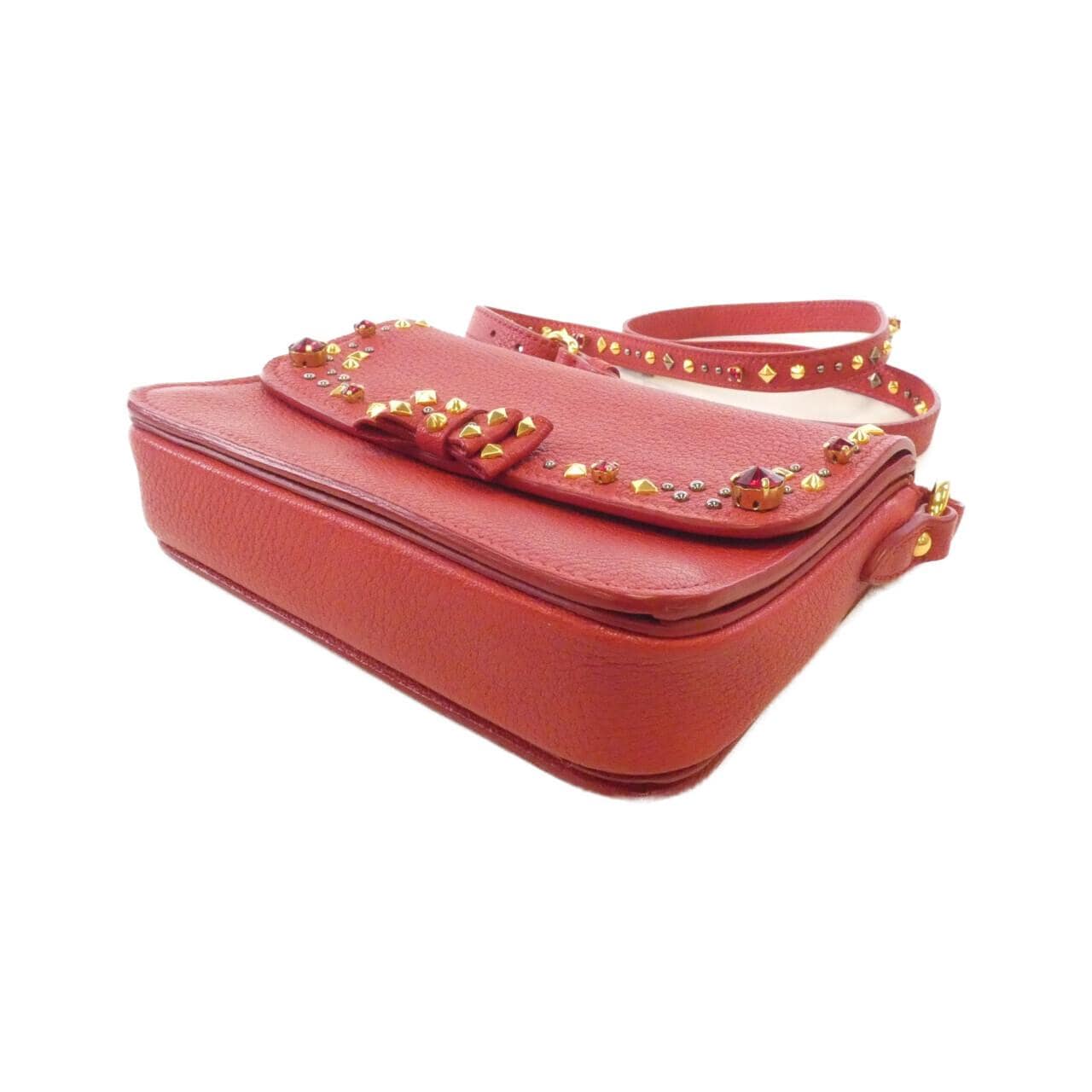 MIU MIU RT0512 Shoulder Bag Red Rank A - Thumbnail 3
