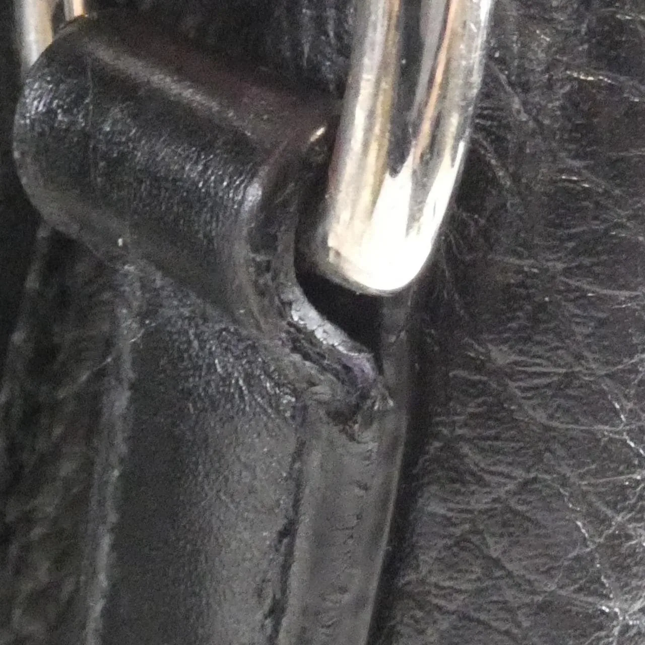 LOUIS VUITTON M55732 Handbag 黑色 中古品A - 縮圖 4