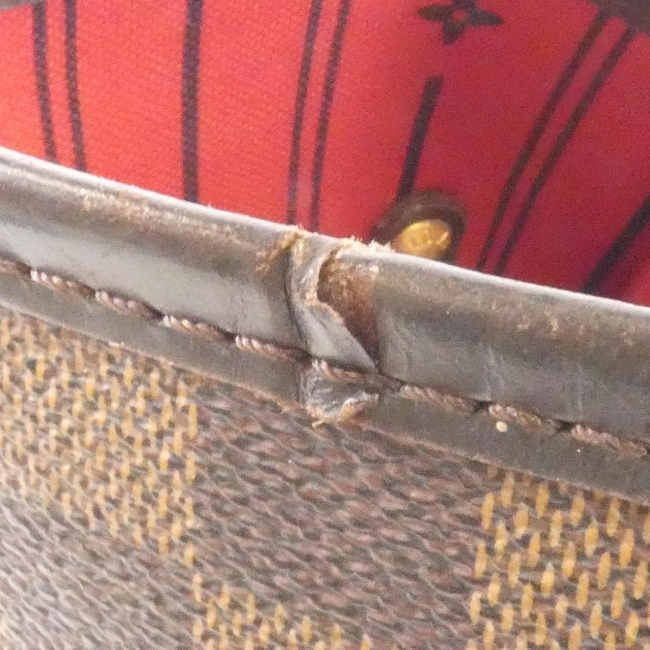 LOUIS VUITTON Neverfull N51105 Tote Damier Black Damier Rank B - Thumbnail 5