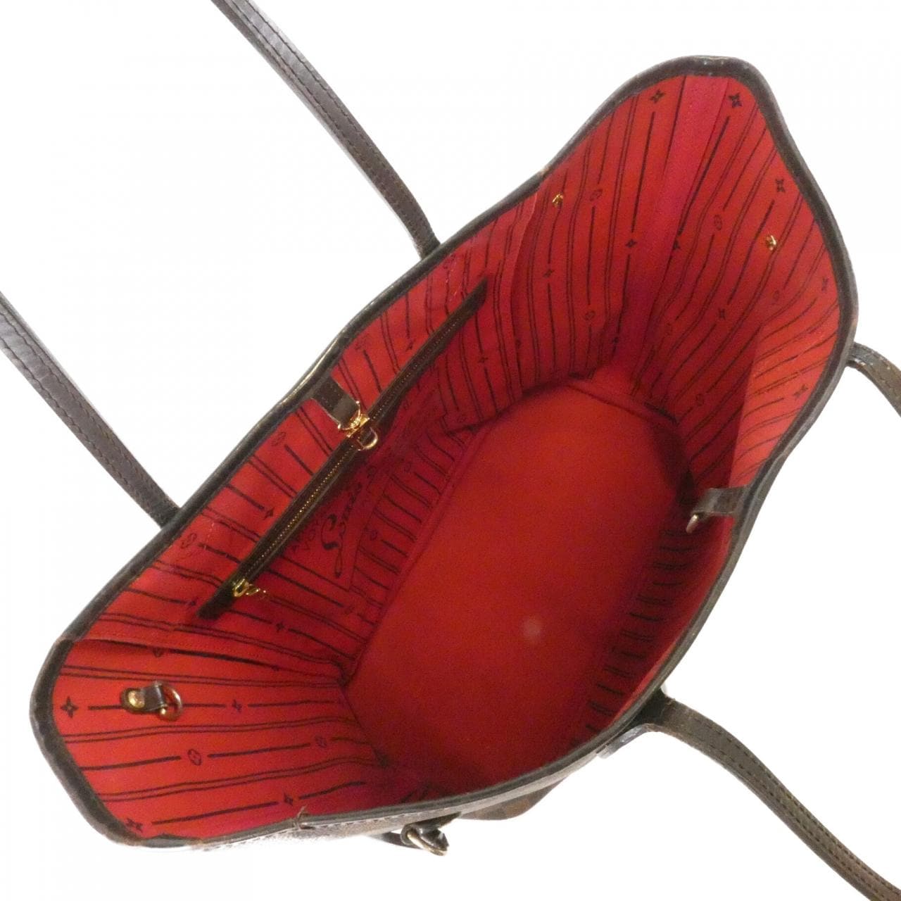 LOUIS VUITTON Neverfull N51105 Tote Damier Black Damier Rank B - Thumbnail 9