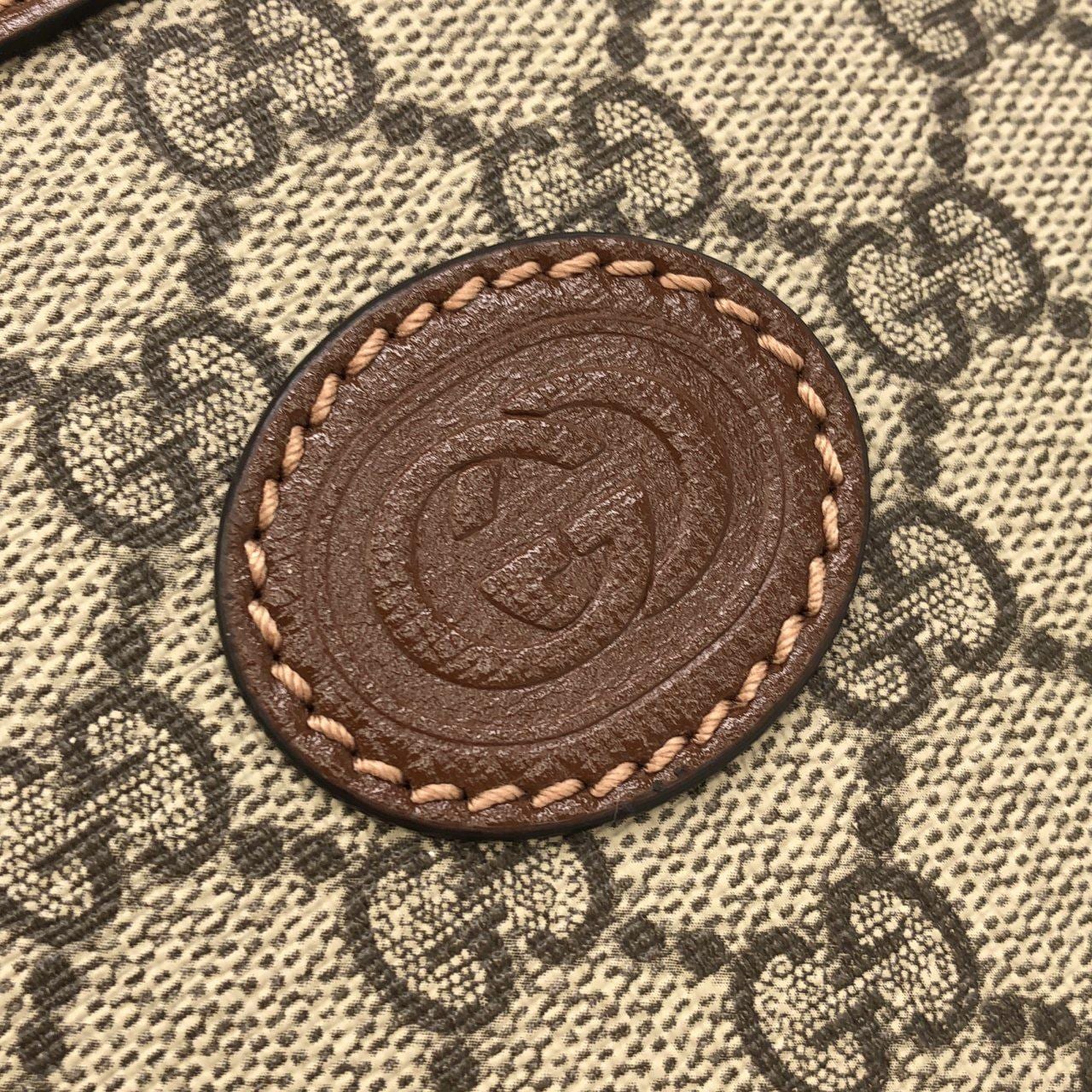 GUCCI 681021 92THG Shoulder Bag Canvas Black Canvas - Thumbnail 5